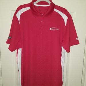 Under Armour Loose Heatgear Short Sleeve Polo Shirt Men's sz Large